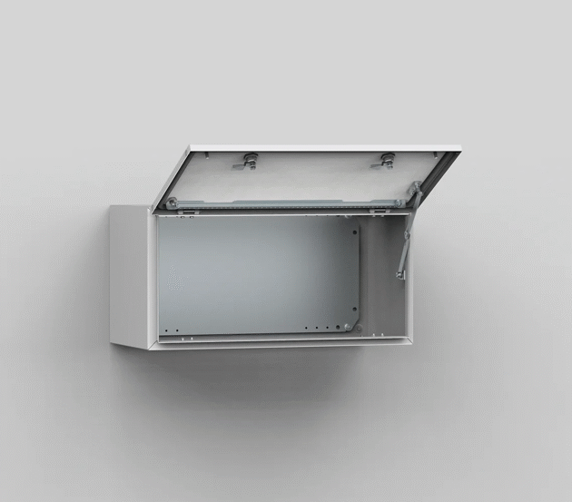 Single-door compact enclosure